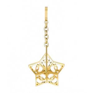 NEW DORNE women's spinning star memento charm in yellow gold